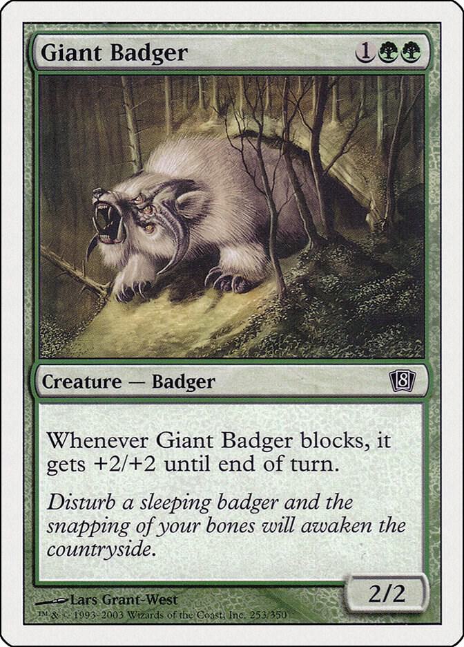 Giant Badger, 8th Edition 253