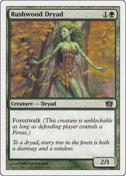 Rushwood Dryad, 8th Edition 278