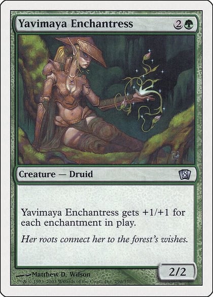 Yavimaya Enchantress, 8th Edition 290
