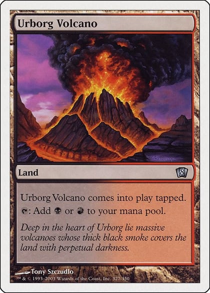 Urborg Volcano, 8th Edition 327
