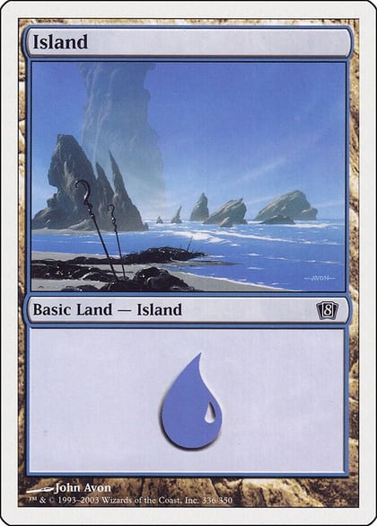 Island (336), 8th Edition 336