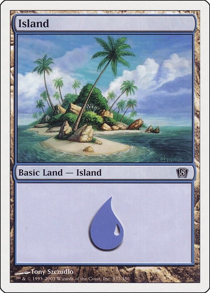 Island (337), 8th Edition 337