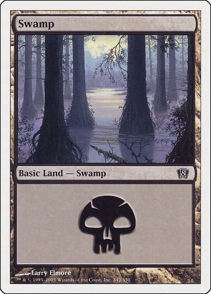 Swamp (342), 8th Edition 342
