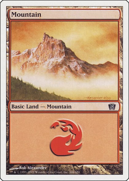 Mountain (346), 8th Edition 346
