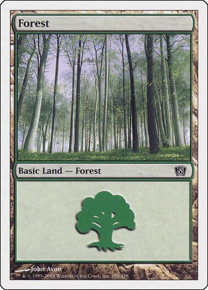 Forest (350), 8th Edition 350