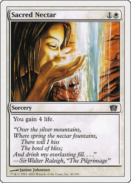 Sacred Nectar, 8th Edition 40