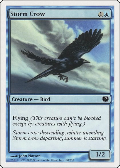 Storm Crow, 9th Edition 100