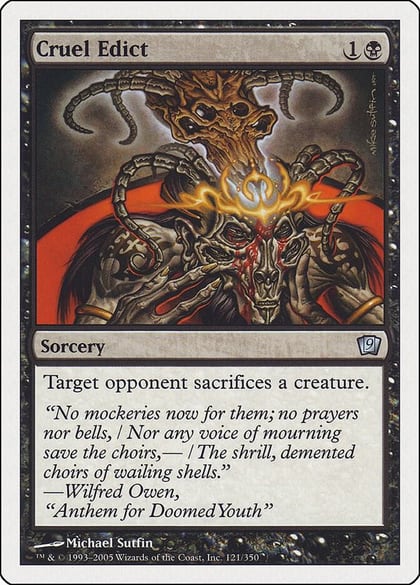 Cruel Edict, 9th Edition 121