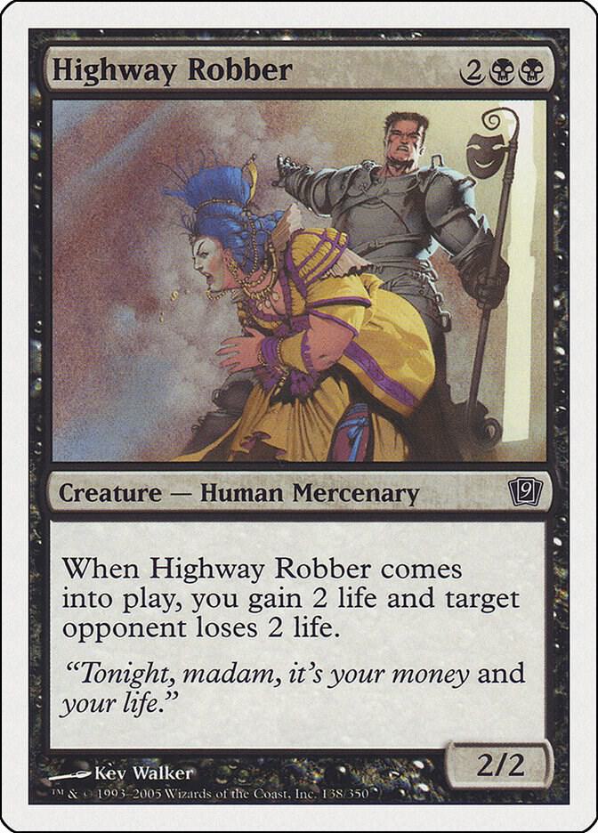 Highway Robber, 9th Edition 138