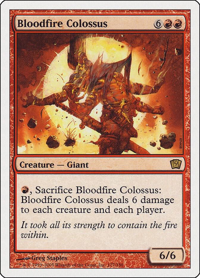 Bloodfire Colossus, 9th Edition 177