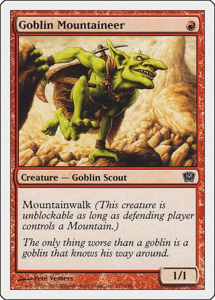 Goblin Mountaineer, 9th Edition 193