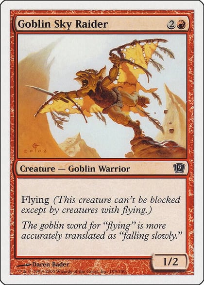 Goblin Sky Raider, 9th Edition 195
