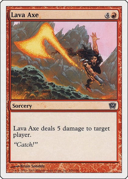 Lava Axe, 9th Edition 200