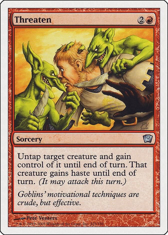 Threaten, 9th Edition 223