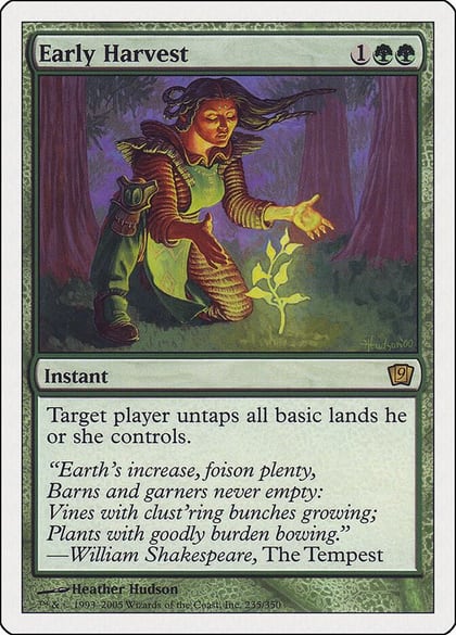 Early Harvest, 9th Edition 235