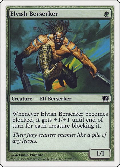 Elvish Berserker, 9th Edition 237