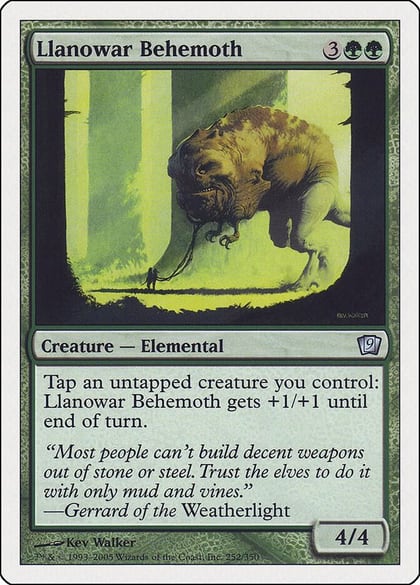 Llanowar Behemoth, 9th Edition 252
