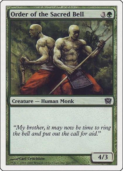 Order of the Sacred Bell, 9th Edition 261