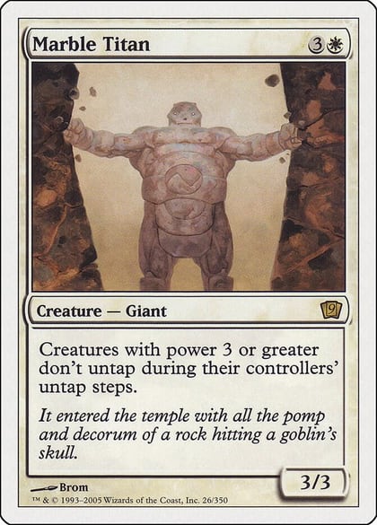 Marble Titan, 9th Edition 26