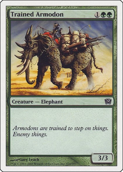 Trained Armodon, 9th Edition 274