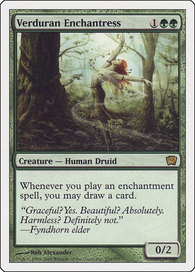 Verduran Enchantress, 9th Edition 279