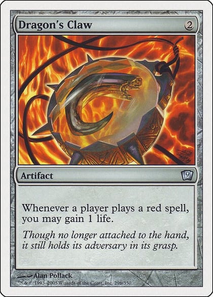Dragon's Claw, 9th Edition 296