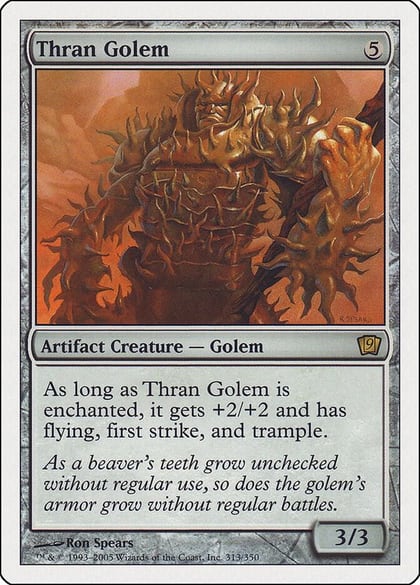 Thran Golem, 9th Edition 313