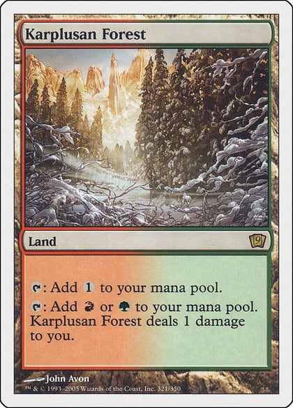 Karplusan Forest, 9th Edition 321