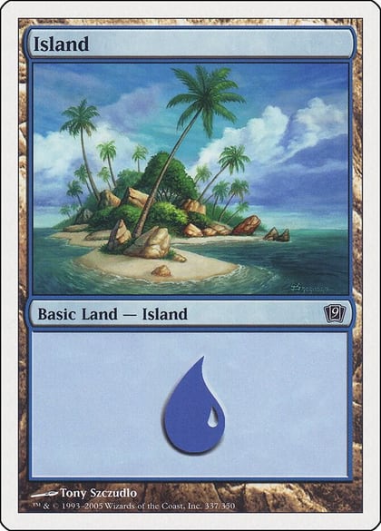 Island (337), 9th Edition 337