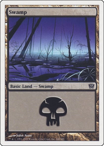Swamp (340), 9th Edition 340