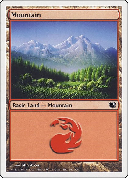 Mountain (343), 9th Edition 343