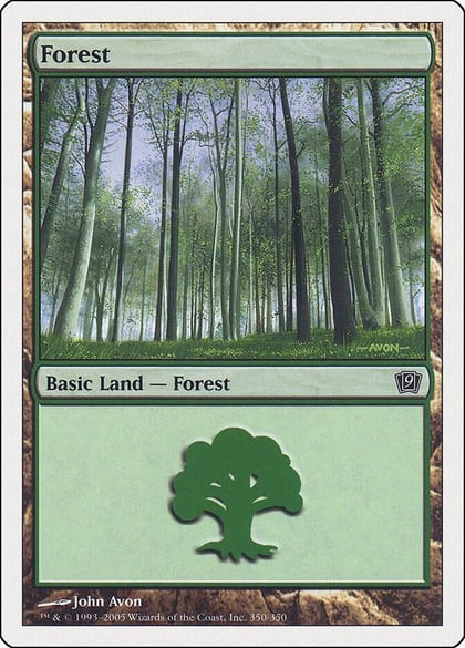 Forest (350), 9th Edition 350