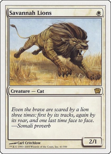 Savannah Lions, 9th Edition 41