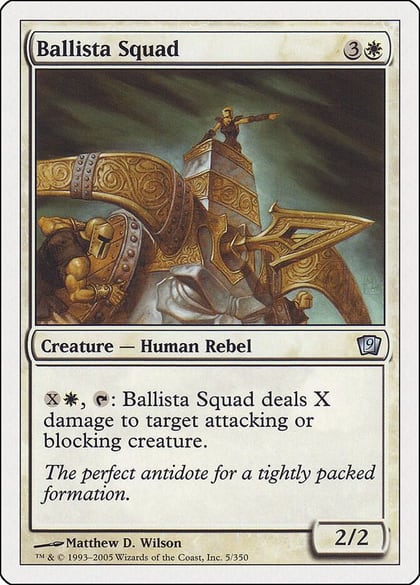 Ballista Squad, 9th Edition 5