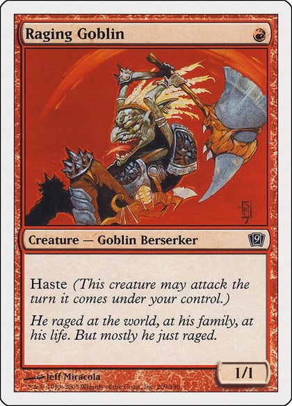 Raging Goblin, 9th Edition #12776