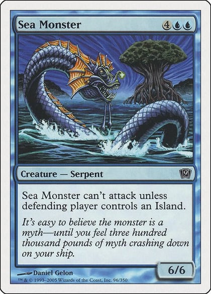 Sea Monster, 9th Edition #12807