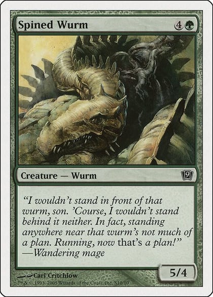 Spined Wurm, 9th Edition #12830