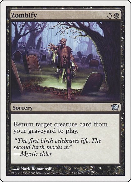 Zombify, 9th Edition #12900