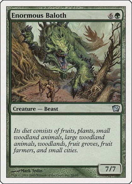 Enormous Baloth, 9th Edition S9