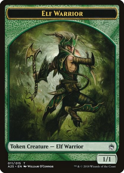 Elf Warrior Token (011), Masters 25 11