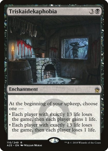 Triskaidekaphobia, Masters 25 110