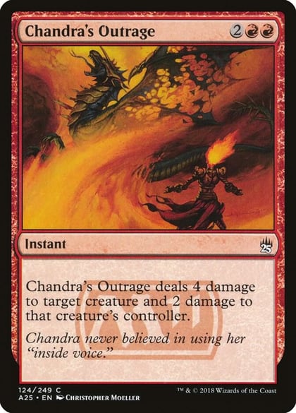 Chandra's Outrage, Masters 25 124