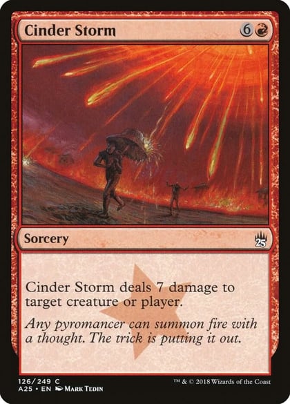 Cinder Storm, Masters 25 126