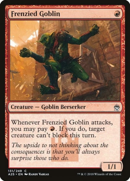 Frenzied Goblin, Masters 25 131