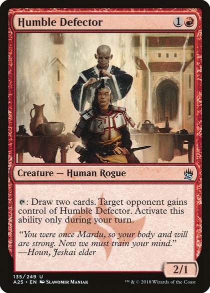 Humble Defector, Masters 25 135