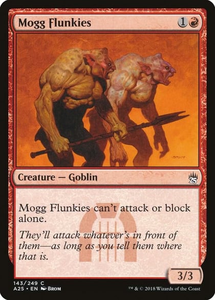 Mogg Flunkies, Masters 25 143