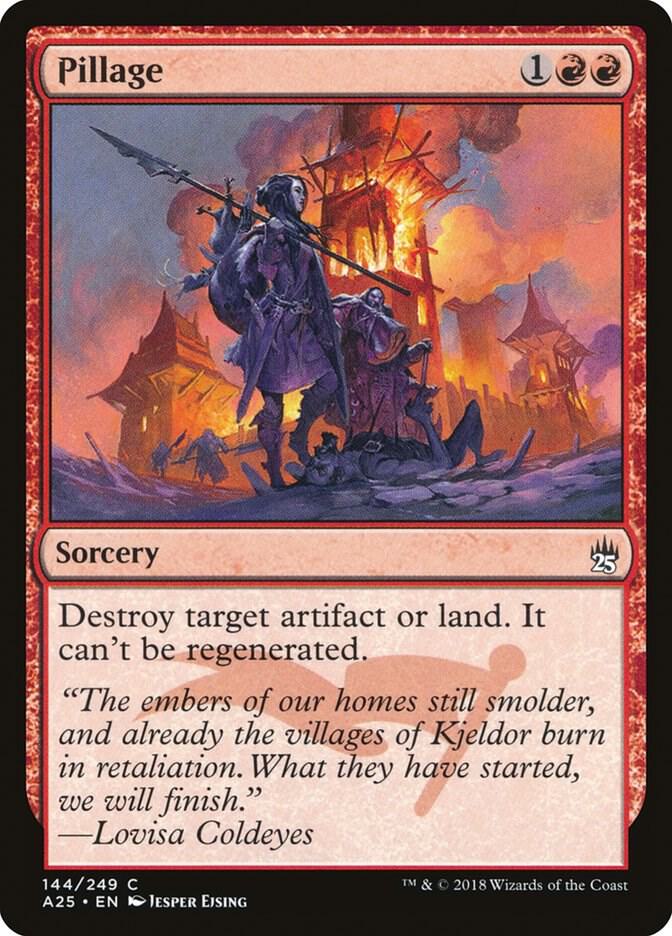 Pillage, Masters 25 144