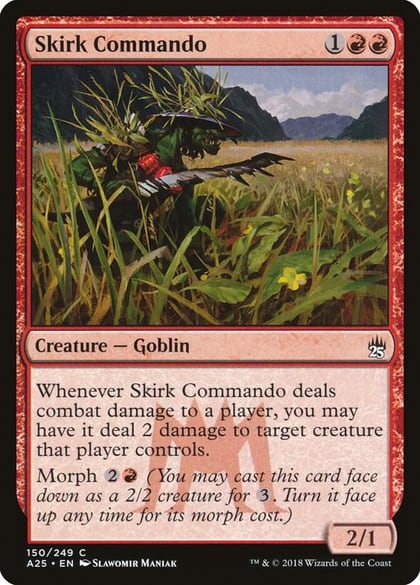 Skirk Commando, Masters 25 150