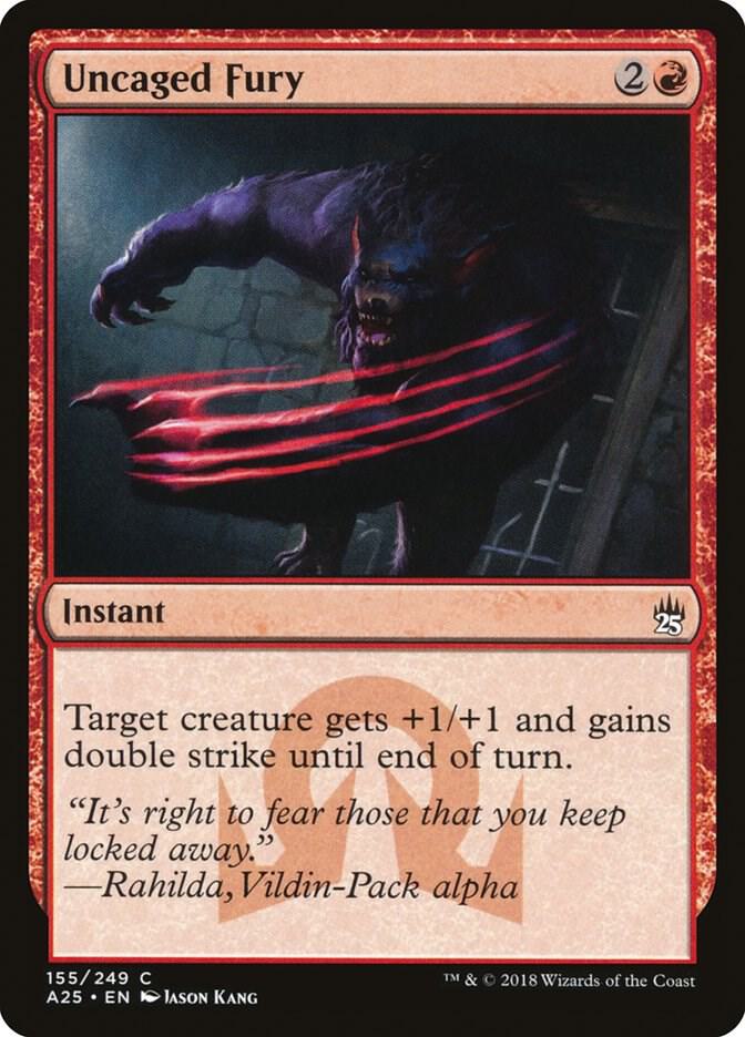 Uncaged Fury, Masters 25 155