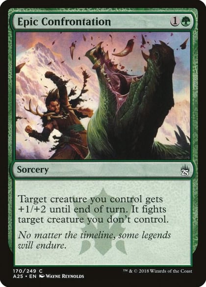 Epic Confrontation, Masters 25 170
